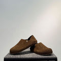 Damen Bequeme Clogs aus hochwertigem Wildleder EB