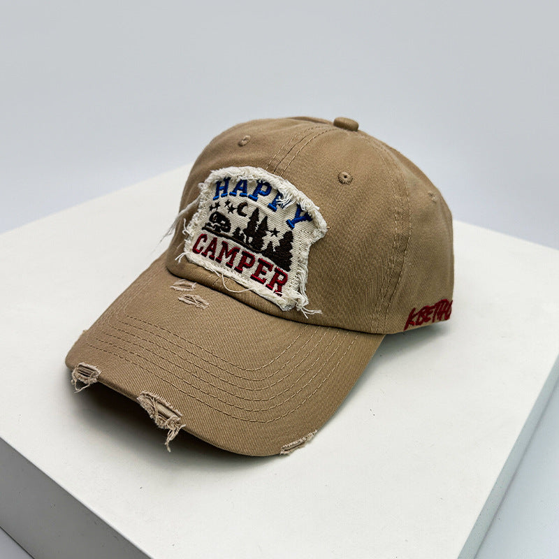 Distressed Camping-Cap für Herren