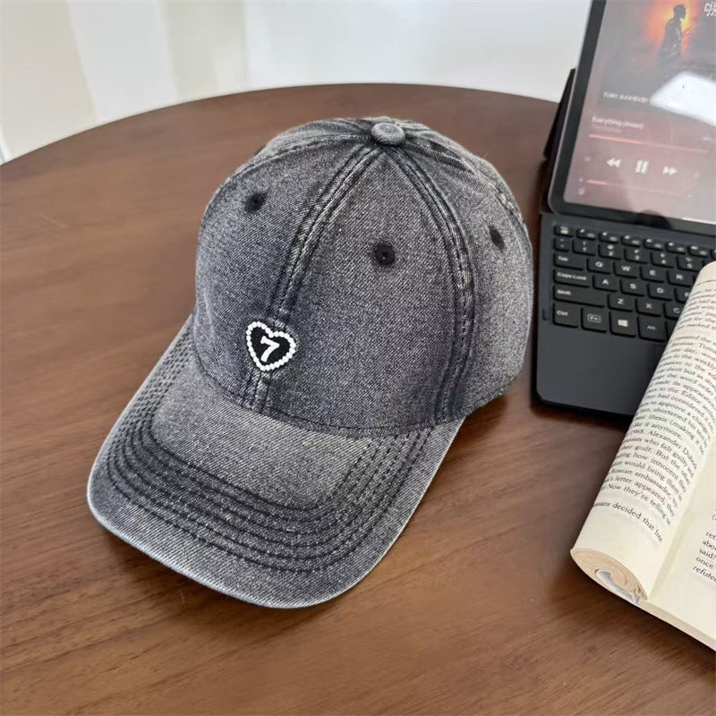 Damen-Baseballkappe aus Denim
