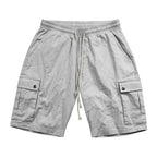 Herren Cargo-Bermudashorts aus Leinen-Baumwoll-Mix