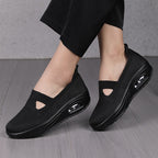 Damen Bequeme Luftige Slip-On Schuhe EB