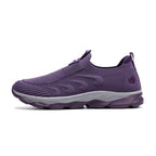 Damen Bequeme Slip-On Laufschuhe mit Elastischem Einstieg EB