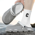 Herren Atmungsaktive Clogs mit verstellbarem Riemen EB