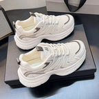 Damen Sportliche Laufschuhe mit atmungsaktivem Mesh-Obermaterial und stabiler Dämpfung EB
