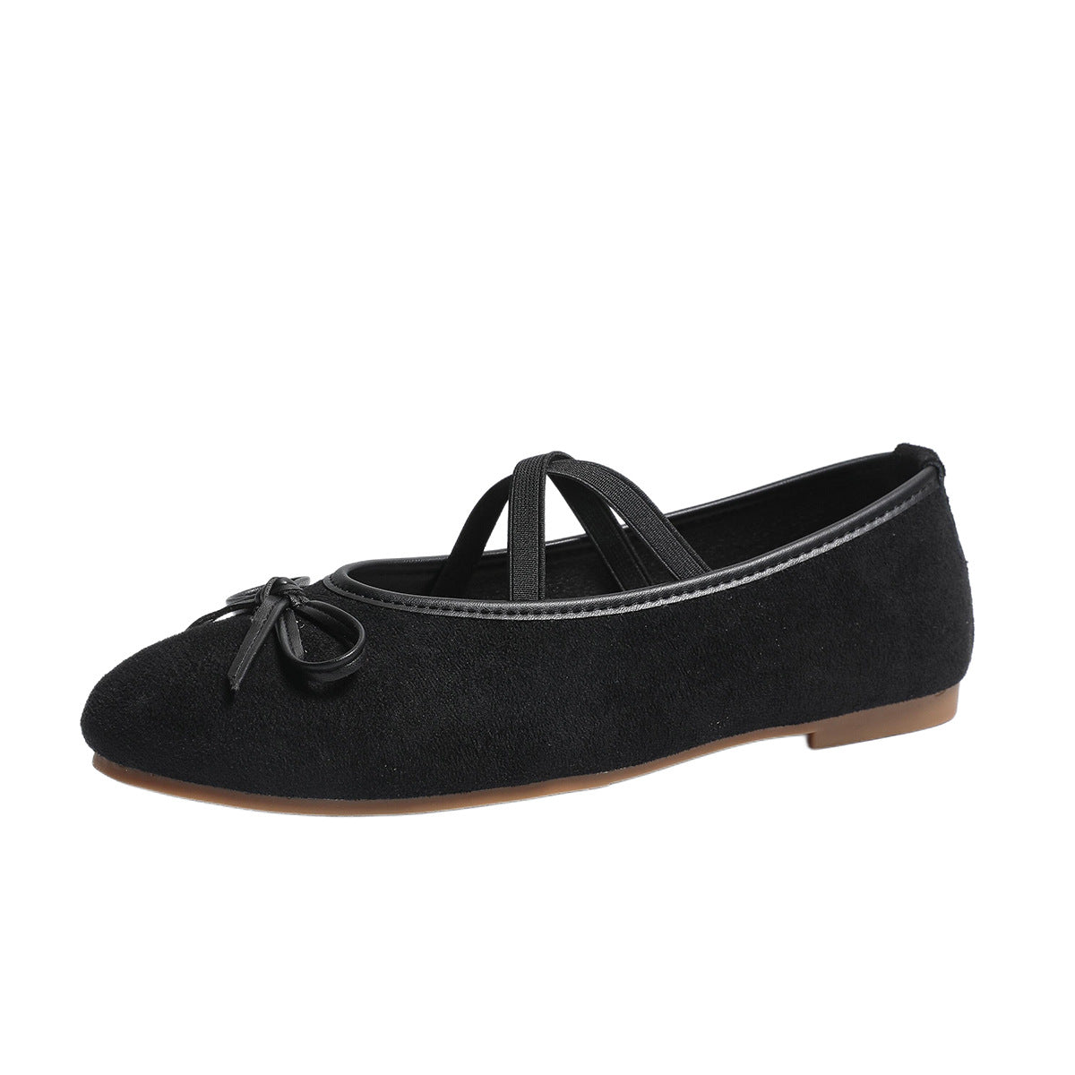 Damen Ballerinas mit verstellbarem Riemendesign und modischem Leopardenmuster EB