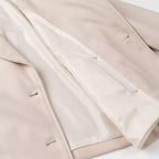 Damen elegante Wolljacke mit doppelter Knopfleiste und modernen Details EB