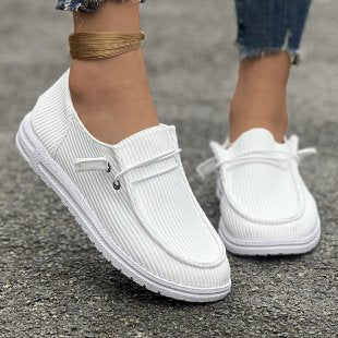 Damen Bequeme Slip-On Schuhe EB