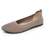 Damen Bequeme Ballerinas aus atmungsaktivem Netzmaterial EB
