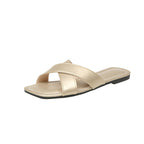 Damen Bequeme Kreuzriemen-Sandalen EB