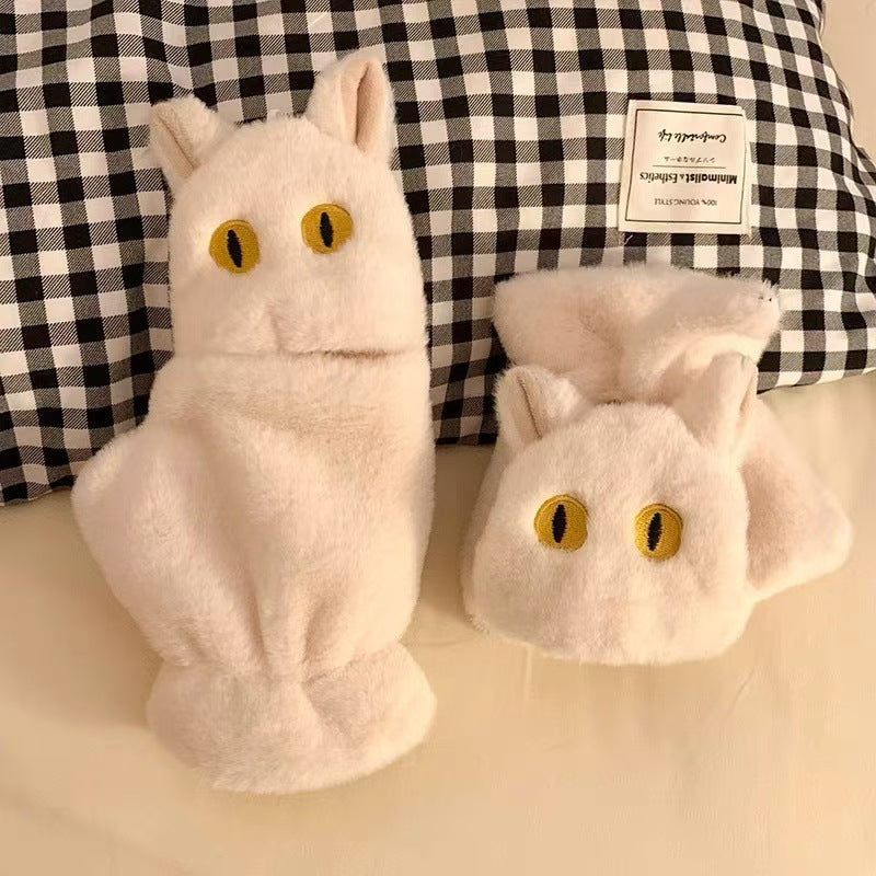 Gemütliche Plüsch-Hausschuhe mit Tiermotiv