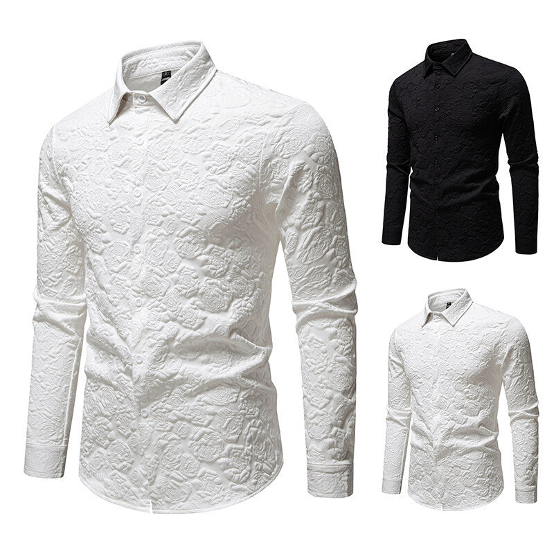 Herren Hemd mit strukturiertem Design EB