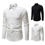 Herren Hemd mit strukturiertem Design EB