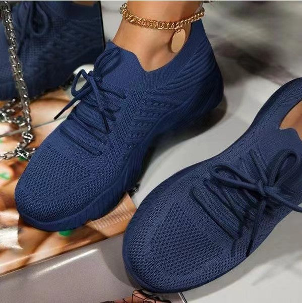 Damen Atmungsaktive Freizeitschuhe mit rutschfester Sohle und elastischen Einsätzen EB