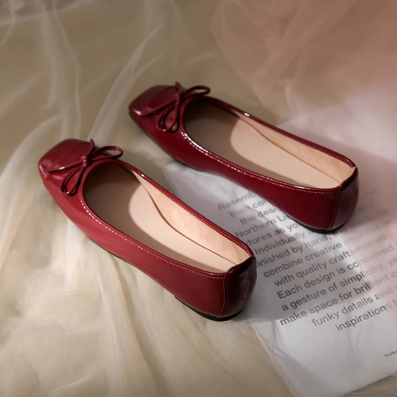 Damen Ballerinas mit elegantem Schleifen-Design und komfortablem Fußbett EB