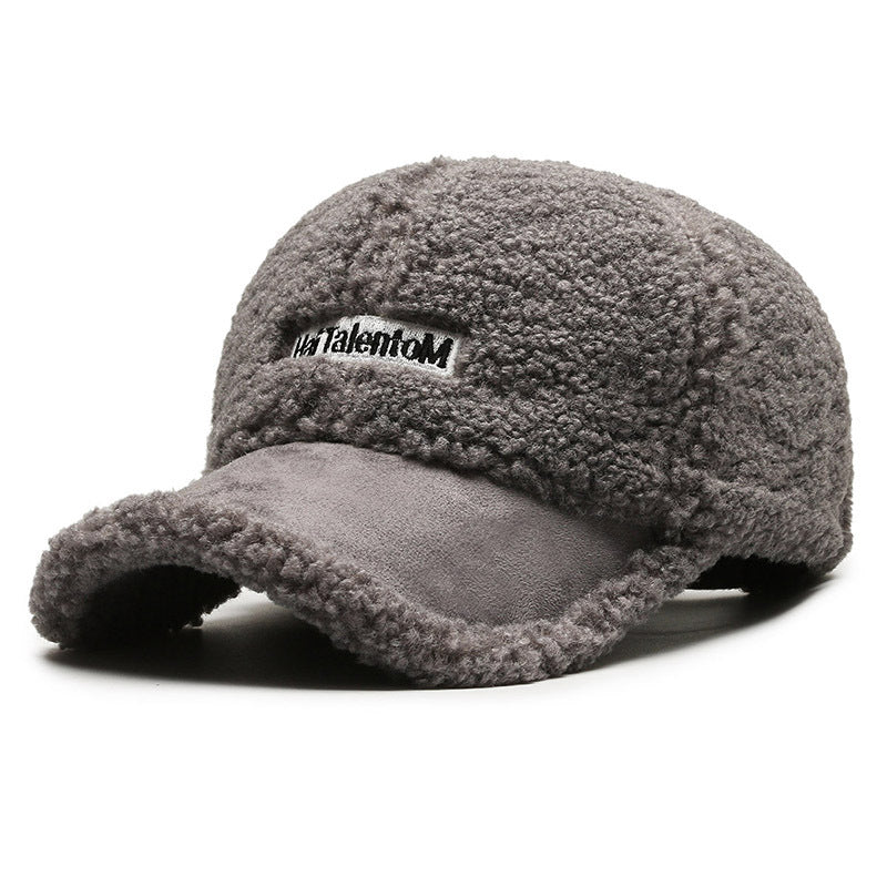 Gemütliche Plüsch-Fleece-Baseball-Cap für Damen