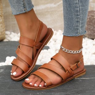 Damen Clogsandalen mit komfortablem Riemendesign und atmungsaktiver Sohle EB