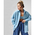Damen Lässige Bluse im leichten Karo-Design mit langem Arm EB