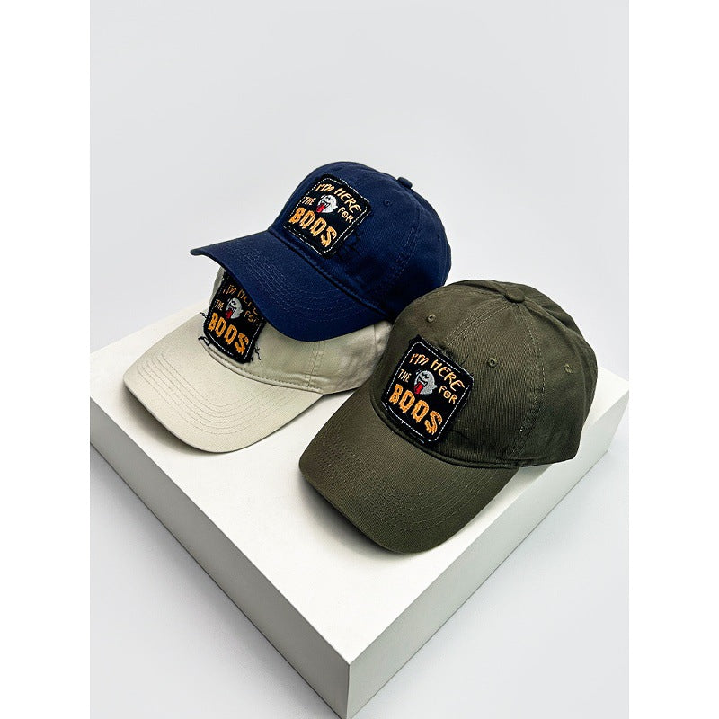Lässige bestickte Cap für Herren