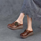 Damen Bequeme Clogs mit modischem Blüten-Detail EB
