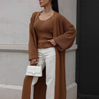 Damen lässiger Strickmantel EB