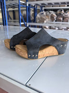 Damen Bequeme Naturkork-Sandalen mit weichem Obermaterial EB