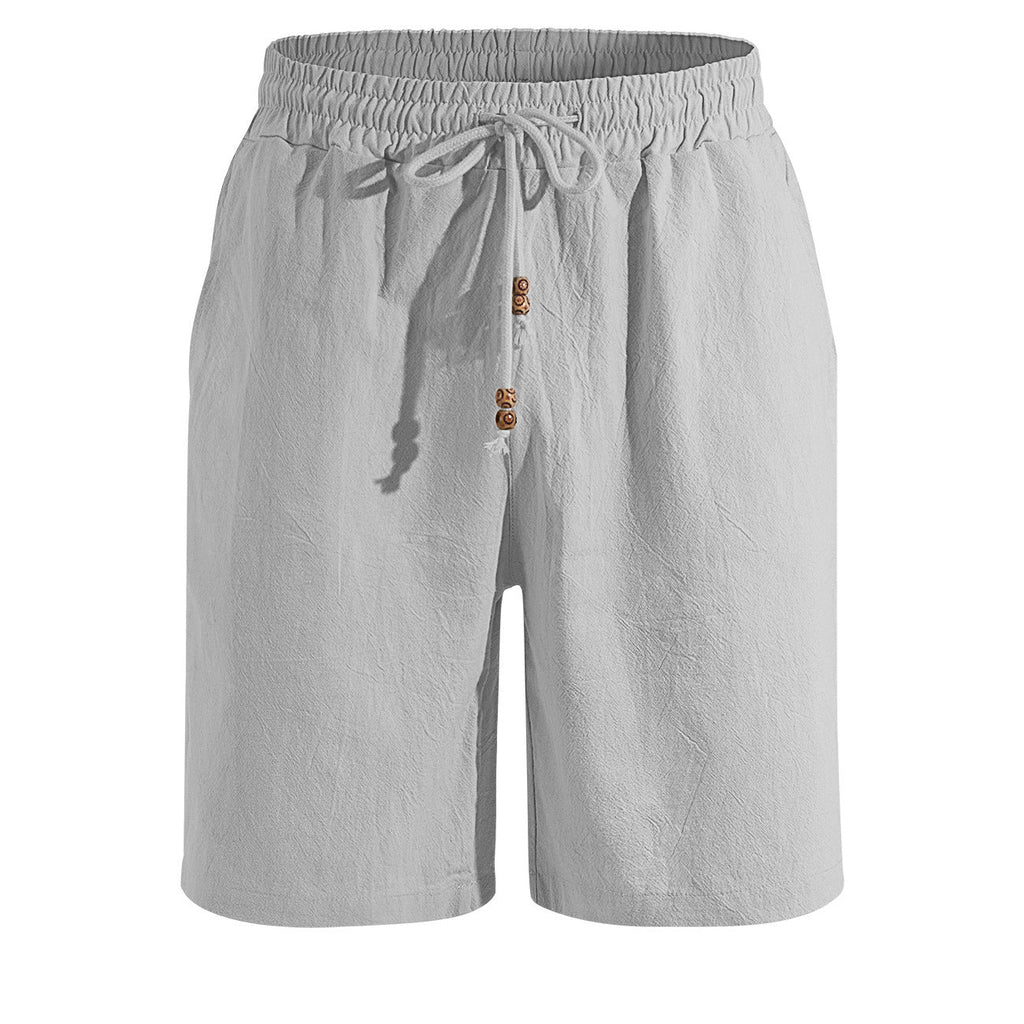 Leichte Herren-Strandbermuda aus Leinenmischung