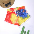Lässige Damen-Badeshorts mit Farbverlauf