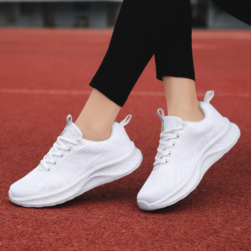 Damen Sportliche Laufschuhe mit atmungsaktivem Mesh-Obermaterial und flexibler Sohle EB