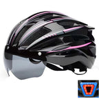 Fahrradhelm mit Visier