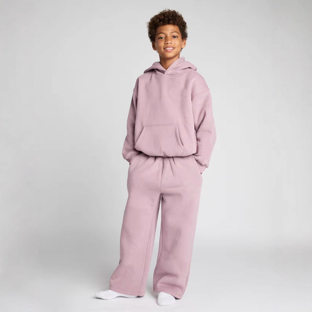 Damen lässiger Fleece-Jumpsuit mit geräumiger Kapuze und praktischen Taschen EB