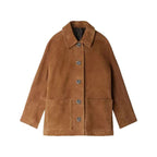 Damen Herrenmode Wildlederjacke EB
