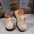 Damen Bequeme Mokassins mit robustem Profil EB