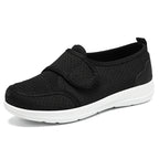 Damen Bequeme Freizeitschuhe mit praktischem Klettverschluss und atmungsaktivem Mesh-Obermaterial EB