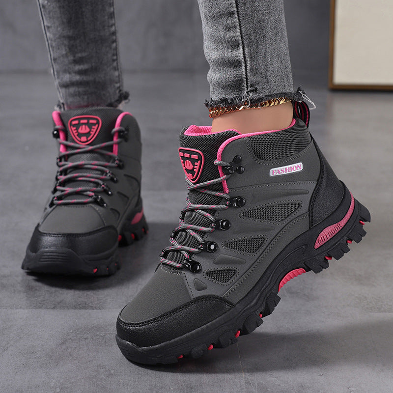 Damen Hochleistungs-Wanderschuhe mit rutschfester Profilsohle und atmungsaktivem Obermaterial EB