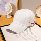Lässige Damen-Baseballkappe aus Stoff