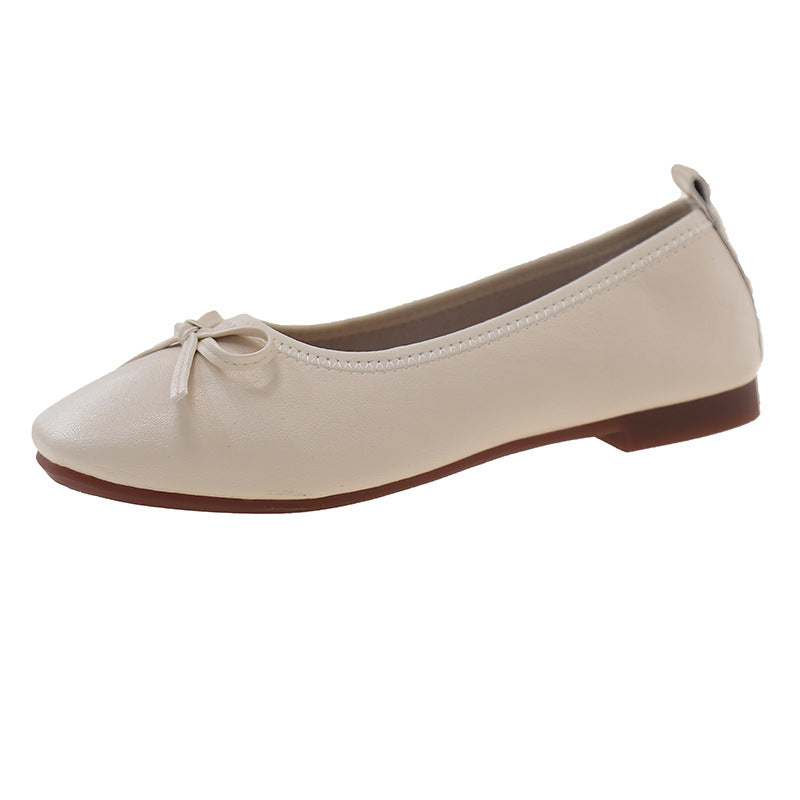 Damen Ballerinas mit süßem Schleifen-Design und komfortabler Sohle EB