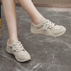 Damen Atmungsaktive Freizeitschuhe mit floralem Netzdesign EB