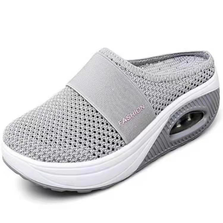 Damen Atmungsaktive Clogs mit rutschfester Sohle und flexiblem Mesh-Obermaterial EB