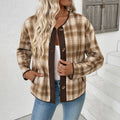 Damen Kariertes Overshirt EB