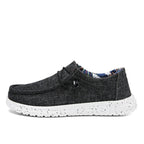 Damen Bequeme Slip-On Freizeitschuhe mit elastischem Einschlupfdesign EB