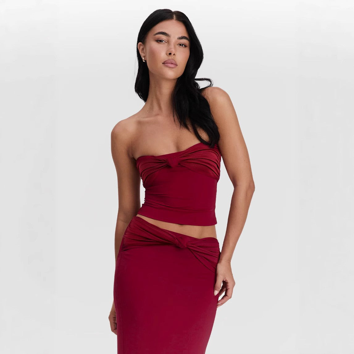 Damen Crop Top und Rock Set EB