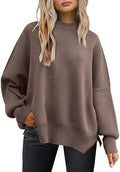 Damen lockerer Strickpullover EB