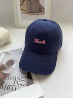 Lässige bestickte Baseballkappe für Damen