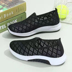 Damen atmungsaktive Freizeitschuhe mit leichtem Mesh-Obermaterial und rutschfester Sohle EB