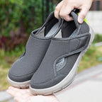 Damen Atmungsaktive und leichte Freizeitschuhe mit flexiblem Klettverschluss EB