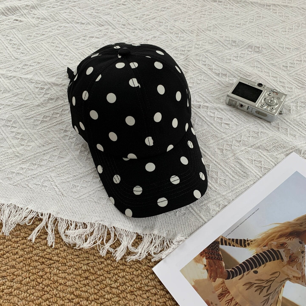 Damen-Baseballcap mit Punkten