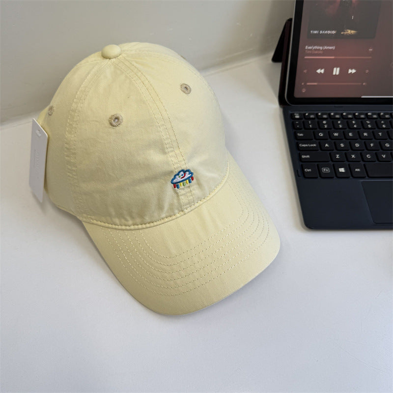 Damen Dad Hat aus Baumwolle mit Stickerei