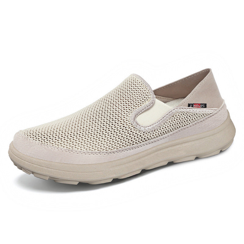 Damen Bequeme Mesh-Slipper mit elastischem Einstieg und dämpfender Sohle EB