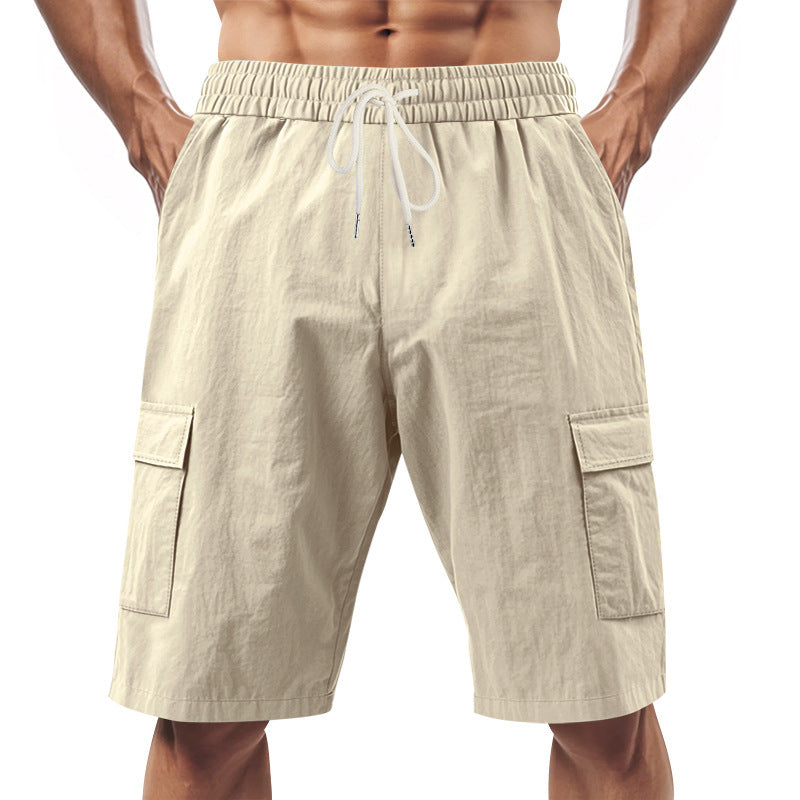 Herren Cargo-Shorts mit praktischen Seitentaschen und verstellbarem Kordelzug EB