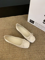 Damen Ballerina mit elegantem Schleifendetail EB